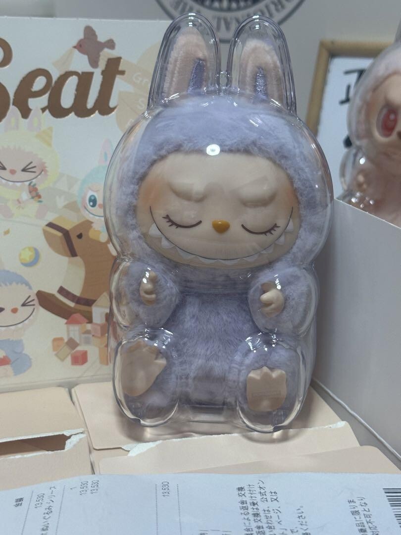ぬいぐるみ THE MONSTERS LABUBU Have A Seat (QUQU) POP MART Labubu The Monsters Have A Seat Series Green QUQU