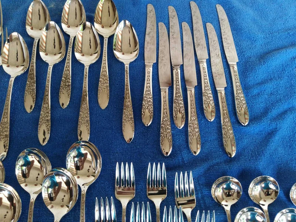 SERVIZIO POSATE in Silver - 73 pezzi - Silver Sambonet - Vedere Foto dentro - Immagine 2 di 4