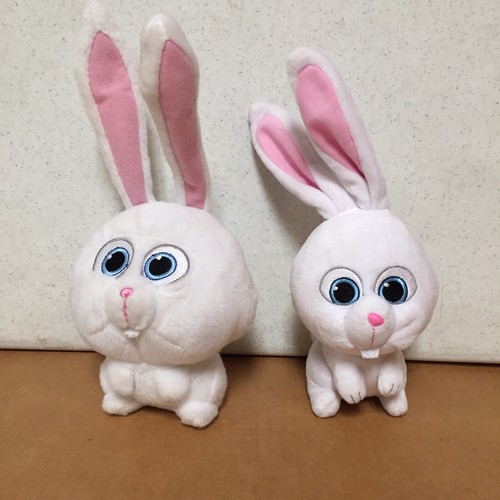 Lot Secret Life of Pets Snowball Bunny Plush Stuffed Animal Ty Movie ...