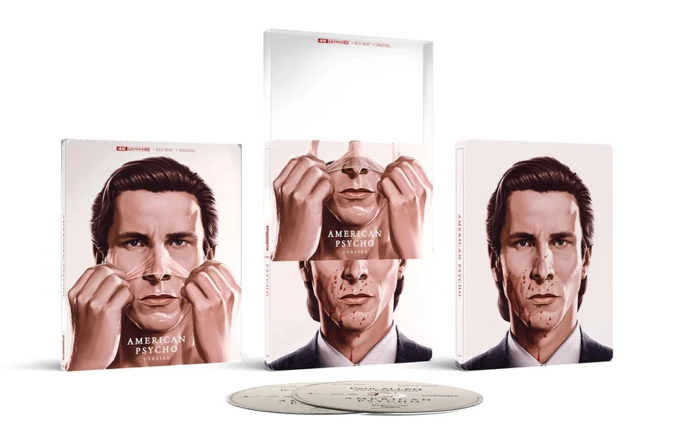 AMERICAN PSYCHO WALMART EXCLUSIVE 4K UHD BLURAY STEELBOOK *NEW & SEALED!* - Image 2 of 4