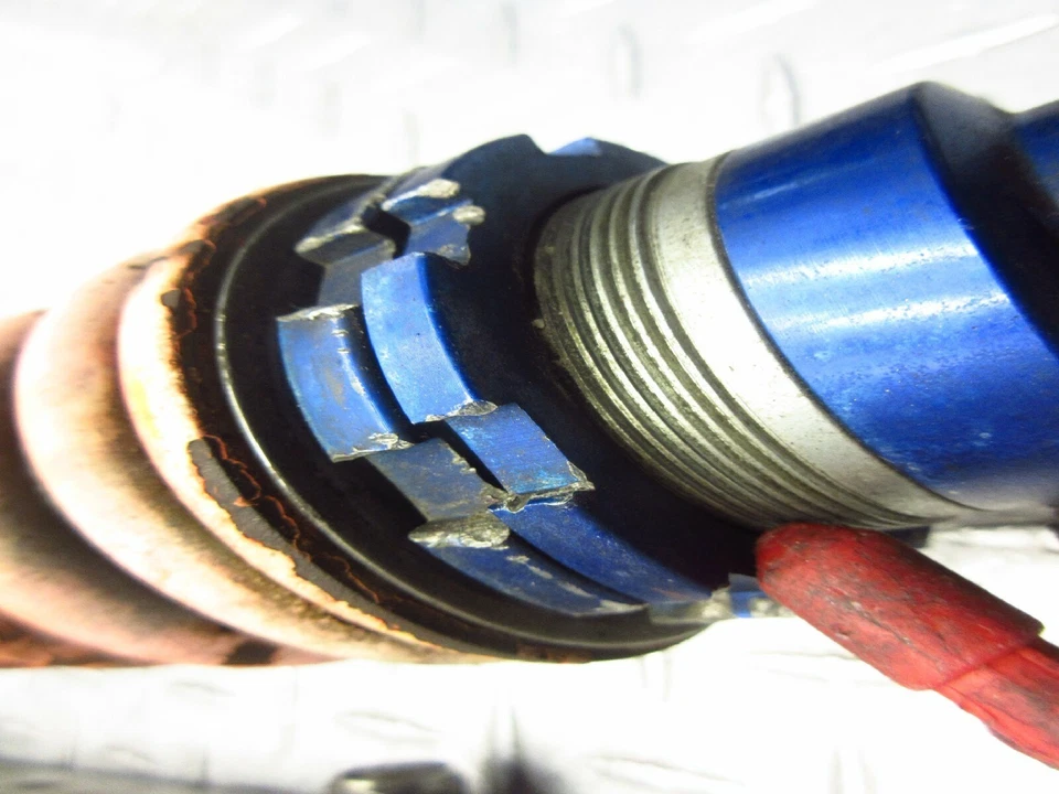 98 99 1998 Kawasaki ZX600G ZG600 ZX6R FOX amortiguador trasero suspensión acoplamiento de resorte Foto 2 de 4