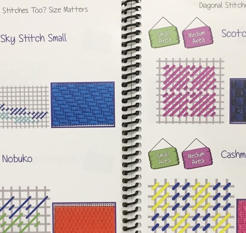 Needlepoint Stitch reference Book 2 Got Stitches too Size Matters Gone Stitching - Picture 3 of 3