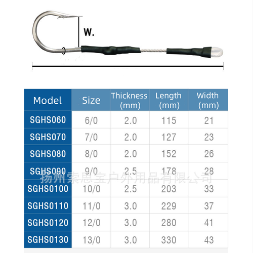 Stainless Cable Hook Rig Wahoo Tuna Mahi Marlin Hookset Rigged Lure 6/0-13/0 - Picture 15 of 16