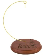 Tree Buddees Wooden Ornament Display Stand - Made of Walnut and Brass Decoration