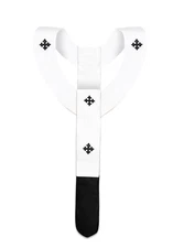 White John Paul II Pallium with Black western cross