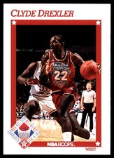 Clyde Drexler 1991-92 Hoops #262 Trail Blazers NBA READ FREE SHIP AutographDen