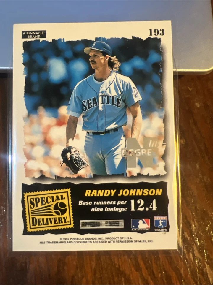 Randy Johnson 1995 Score Summit Nth Degree Parallel #193 HOF NM-MT Mariners - Image 4 of 4