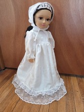 18-inch Doll Homemade Christening Gown From Wedding Dress. Doll Not Included.
