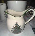 Vintage Stangl Pottery Pitcher Christmas Tree Used 8"