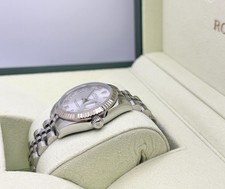 Rolex Datejust Midsize 178274 31mm Rhodium Roman Dial 18K Gold Steel Box Paper 3