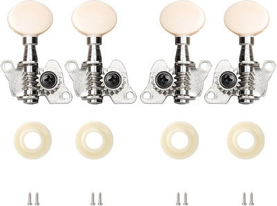 Classical Ukulele Tuning Peg + 2R Tuners Opened Machine Heads Knobs For Ukule...