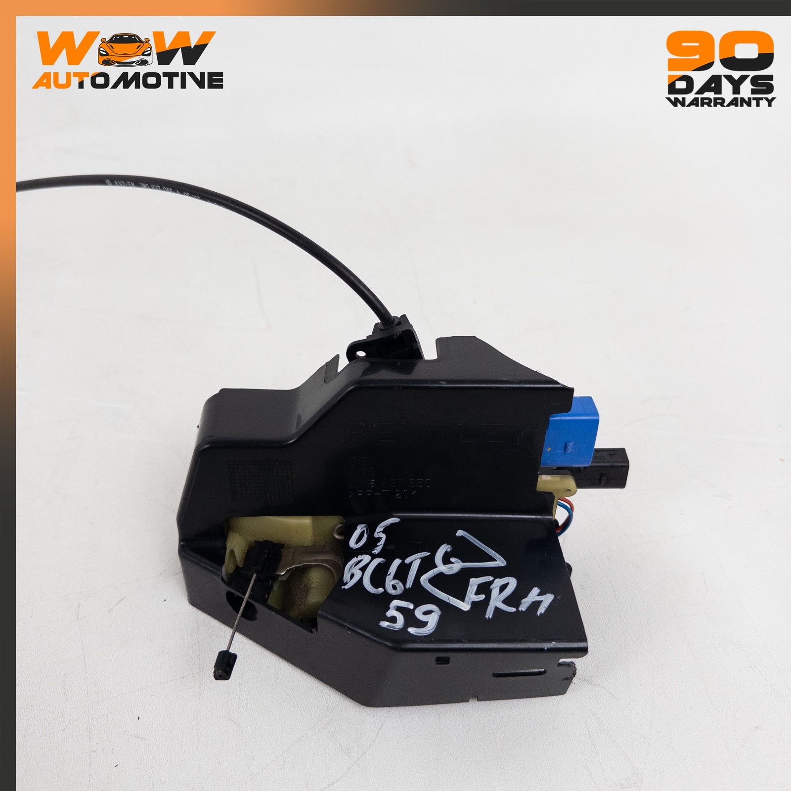 04-11 BENTLEY CONTINENTAL GT RIGHT PASSENGER SIDE DOOR LOCK LATCH ACTUATOR OEM