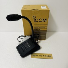 Microfono dinamico da scrivania Icom SM-50 nuova versione giapponese monitora...