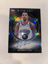 2025-26 Topps Midnight - Midnight Oil Marks Brandon Clarke #MO-BC Dusk /75 (AU)
