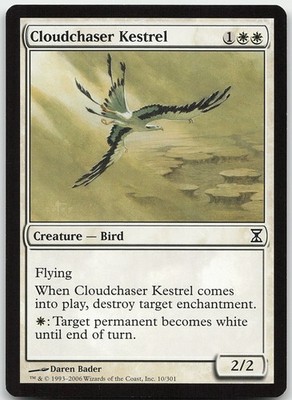 Cloudchaser Kestrel 10 Common Time Spiral NM MTG