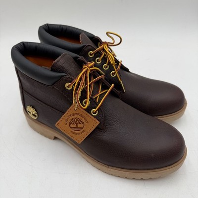 Timberland 1973 Newman Boots Mens 8.5 Brown Waterproof Leather Chukka Insulated