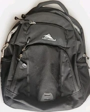 High Sierra Brand Black Outburst 2.0 Backpack Padded Laptop/Tablet Sleeve