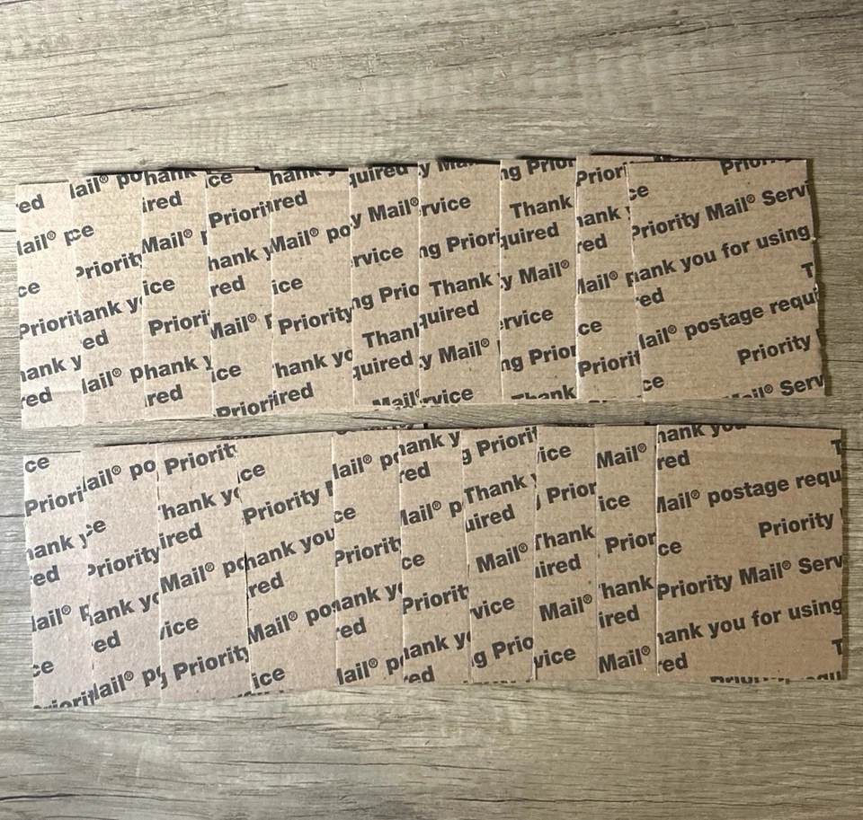 20 Cardboard Corrugated Sleeves 3" x 4” Sports Card Mail Shipping Protectors - Image 2 of 4