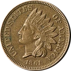 1861 Indian Cent