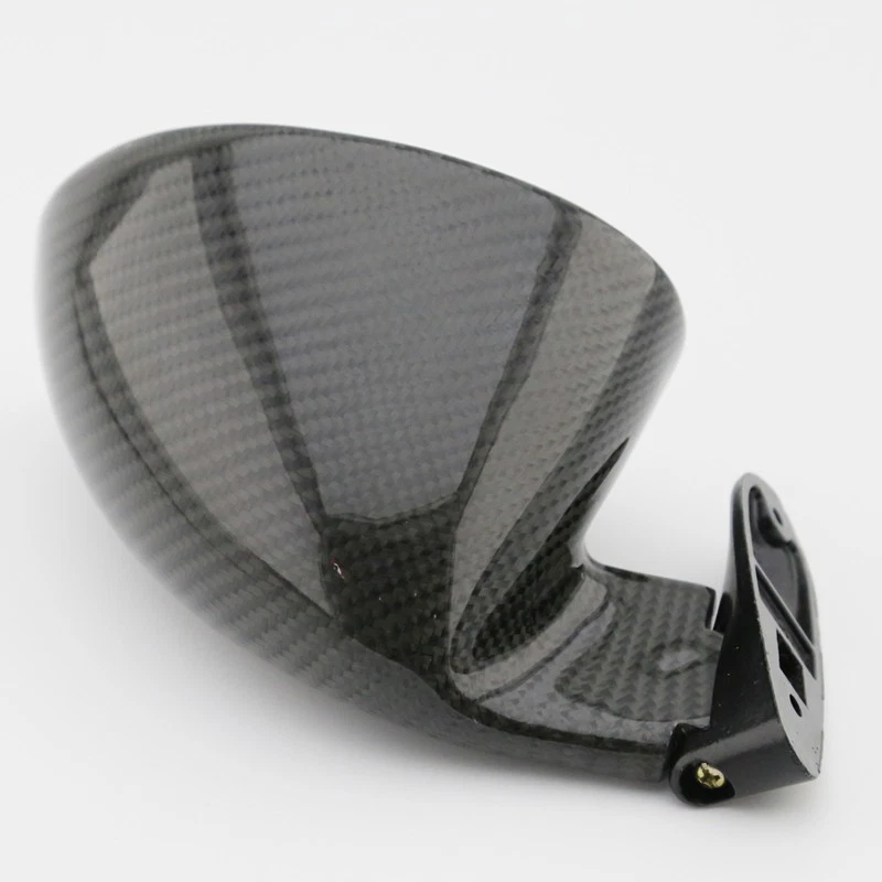 1 par de espejos retrovisores de fibra de carbono estilo F1 ala lateral aptos para coche camión Foto 3 de 4