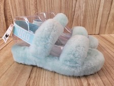 UGG Oh Yeah Genuine Shearling Slingback Slippers Womens Size 7