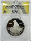 1986 Engelhard Proof American Prospector 1 Oz Silver ANACS PF66 DCAM