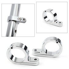 Pair 1-1/4" Universal Motor Handlebar Mount Clamp Clock for 1.25'' Handle Bar