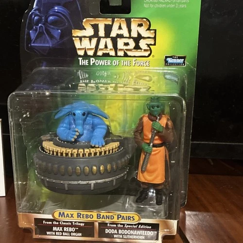 Kenner Star Wars Power of the Force Max Rebo & Doda Bodonawieedo Figures 1998