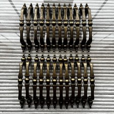 Set Of 24 Brass 3 Excellent Condition Mid Century Vintage Cabinet Pulls Handles