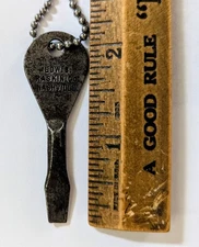 Vintage Edw. B. Raskin Co Nashville Flathead PROTO Key Chain Screwdriver LA CA