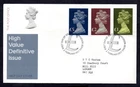 GB - 1977 High Value Definitive Machins to £5 Windsor First Day Cover