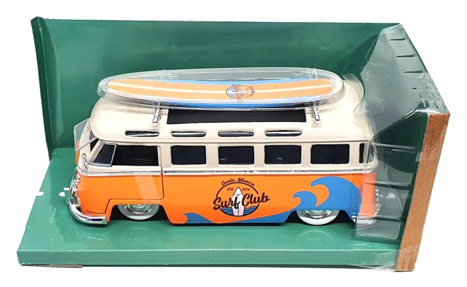 Jada 1/24 Scale 34231 - 1962 Volkswagen Bus Slug Bug Punch Buggy — 第 3/4 张图片