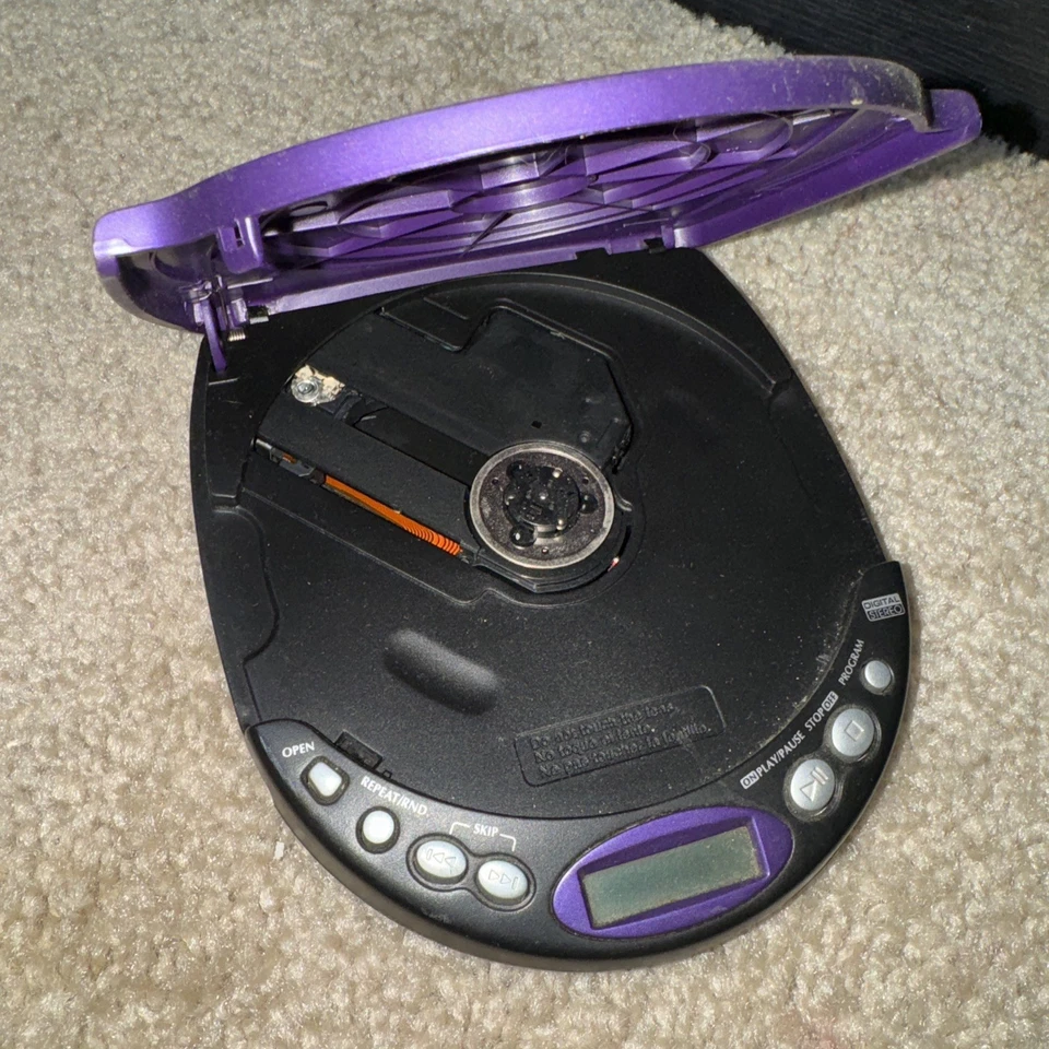 Reproductor de CD portátil Duraband programable digital pantalla LCD de 1 bit DAC Foto 4 de 4