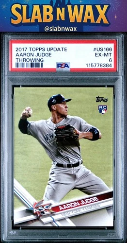 2017 Topps Update Aaron Judge #US166 New York Yankees PSA 6