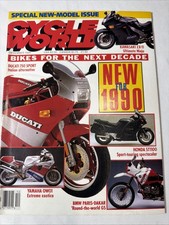 Dec 1989 Vintage Cycle World Magazine Ducati 750 Honda ST1100 Kawasaki B5161