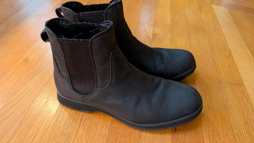 Ugg Australia Briscoe Chelsea Suede Black Ankle Boot 1016451 Men's Size 9