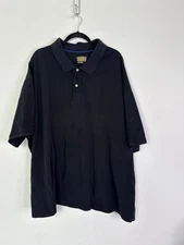 Men's Size 5XL Polo Black The Foundry Supply Co