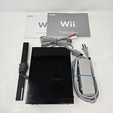 Nintendo Wii Console RVL-101 Black TESTED CONSOLE ONLY