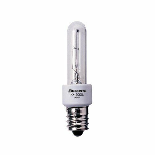 Bulbrite KX20CL/E12 20W KX-2000 Krypton/Xenon T3 Clear Bulb, Candelabra Base - Picture 1 of 1
