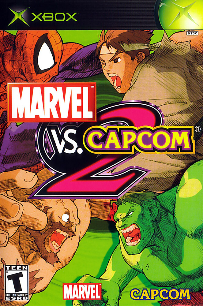 Marvel Vs Capcom 2 BOX ART XBOX Premium POSTER MADE IN USA