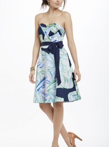 anthropologie strapless dress
