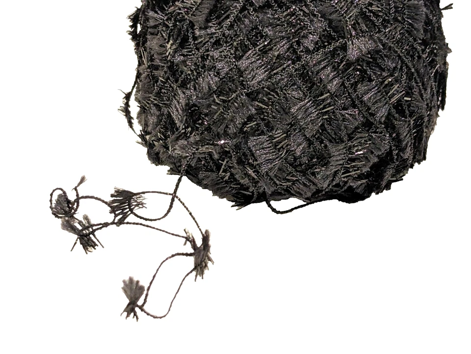 FUN 10 блестящие шары заводской упаковке FLORA кружева TrendSetter пряжи Италии черный - Изображение 2 из 4