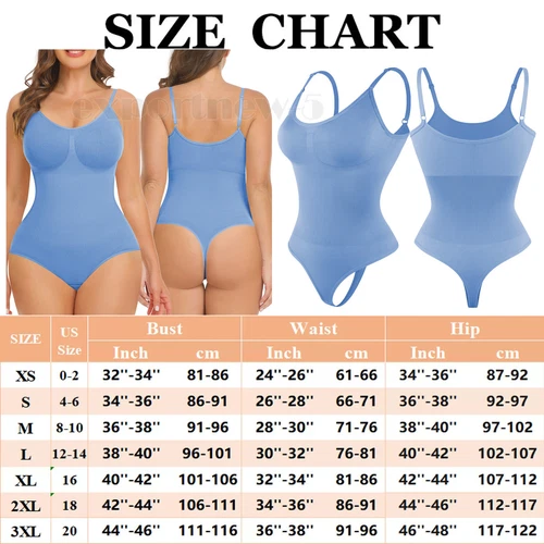 Women Shapewear Bodysuit Tummy Control Body Shaper Sculpting Snatched Waist Cami - Picture 38 of 48