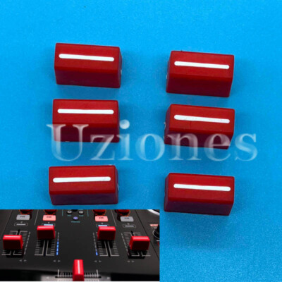 6Pcs Fader Cap For Pioneer DJM600 700 900NXS2 Denon Numark NS6 Allen &Heath XONE
