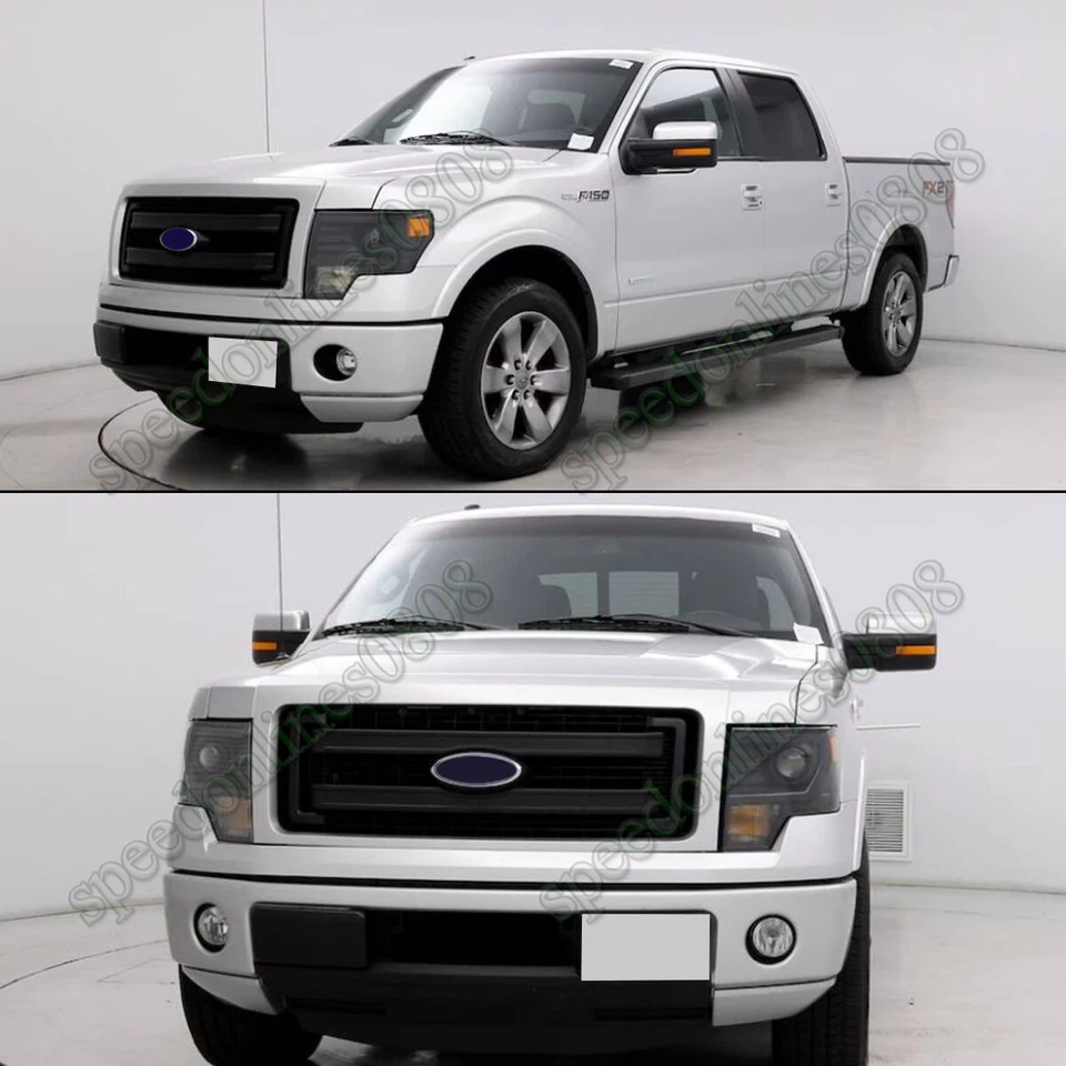 Steel Front Bumper Face Bar W/Fog Light Hole Fit For 2009-2014 Ford F150 F-150 - Imagem 4 de 4
