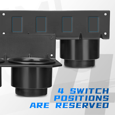 Bottle Cup Holder Beverage Drink Dash Mount For 2014-24 Honda Pioneer 700/700-4 - Foto 3