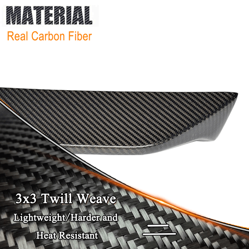 Fit for Benz W212 E200 E300 E400 E63 REAL Carbon Boot Trunk Spoiler Wing Lip - Picture 10 of 13