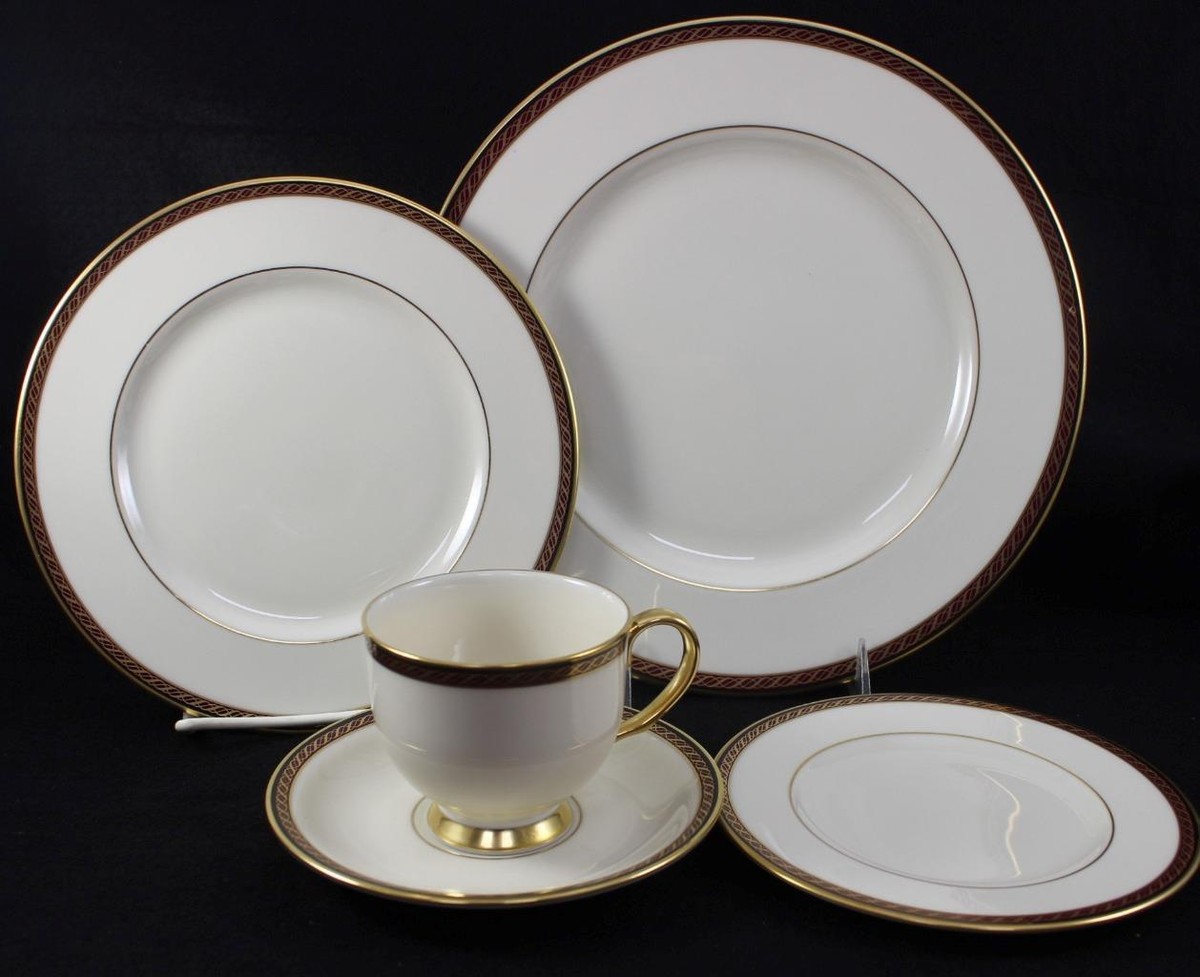 食器 Lenox  Monroe Lenox China MONROE 5 Piece Place Setting Presidential Line
