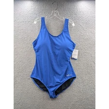 NWT Dolfin Aquashape Women's size 22 Blue Moderate Scoop Back Swimsuit