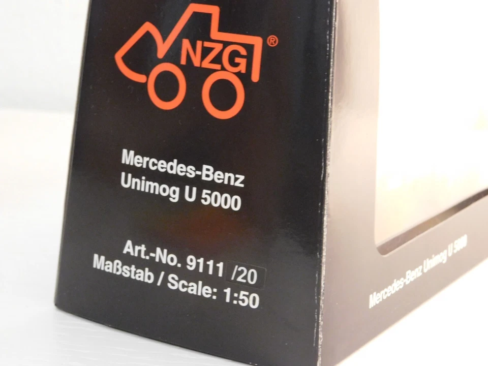 NZG Unimog Mercedes-Benz U5000 1/50 nr.9111/20 blu - Immagine 2 di 3